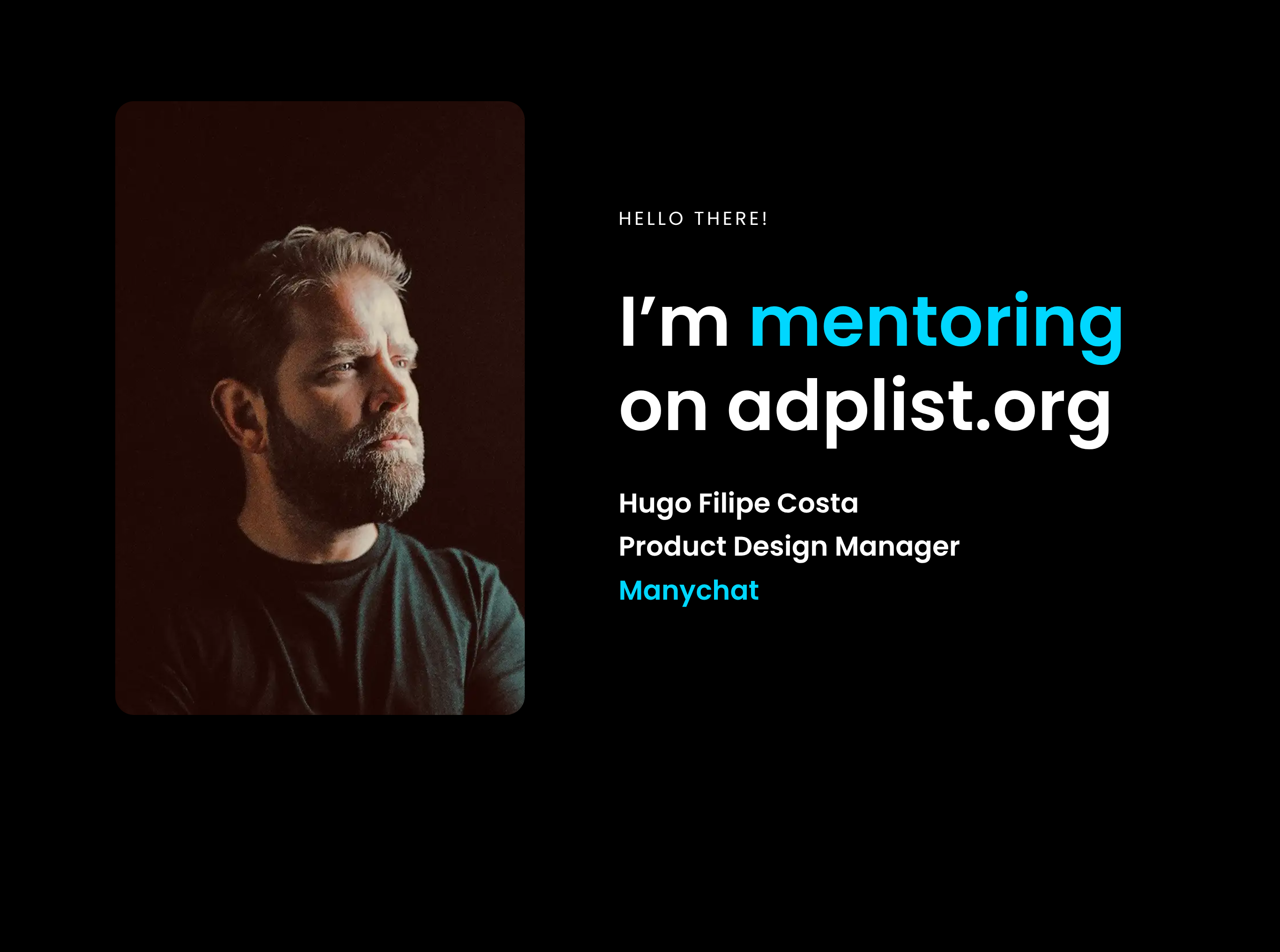 Hugo Filipe Costa — mentoring on ADPList